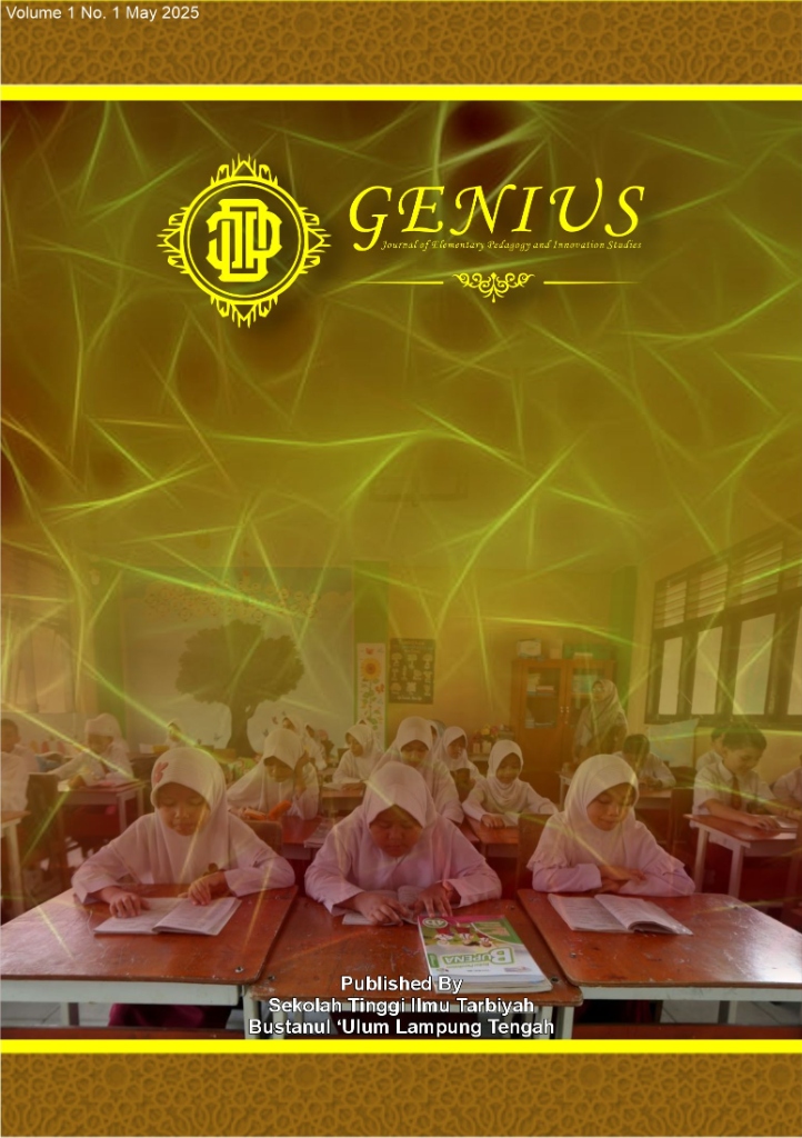 Cover GENIUS: Journal of Elementary Pedagogy and Innovation Studies